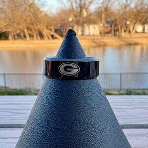 Green Bay Packers NFL titanium Ring 8mm Mens